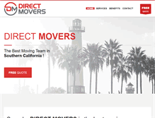 Tablet Screenshot of directmovinginc.com